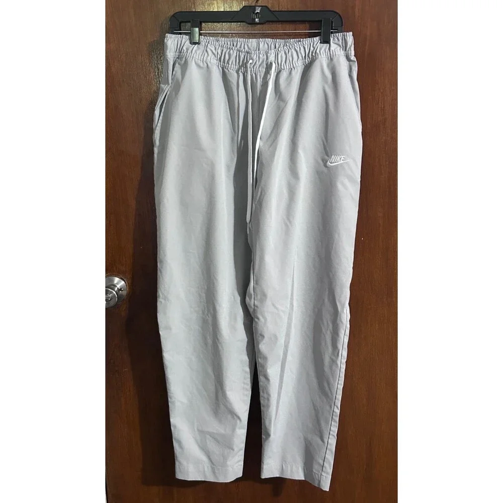 Nike Men's sz XL Club Woven Tapered Leg Pants Standard Fit Grey DX0623-077